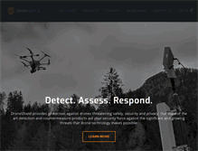 Tablet Screenshot of droneshield.com